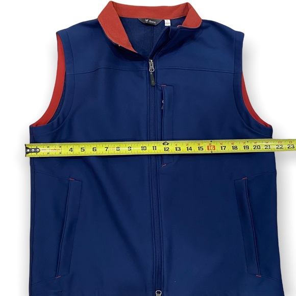 Ibex Peak Climawool Merino Wool Blend Vest navy blue size L - Picture 11 of 12